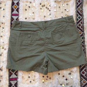 British khaki shorts